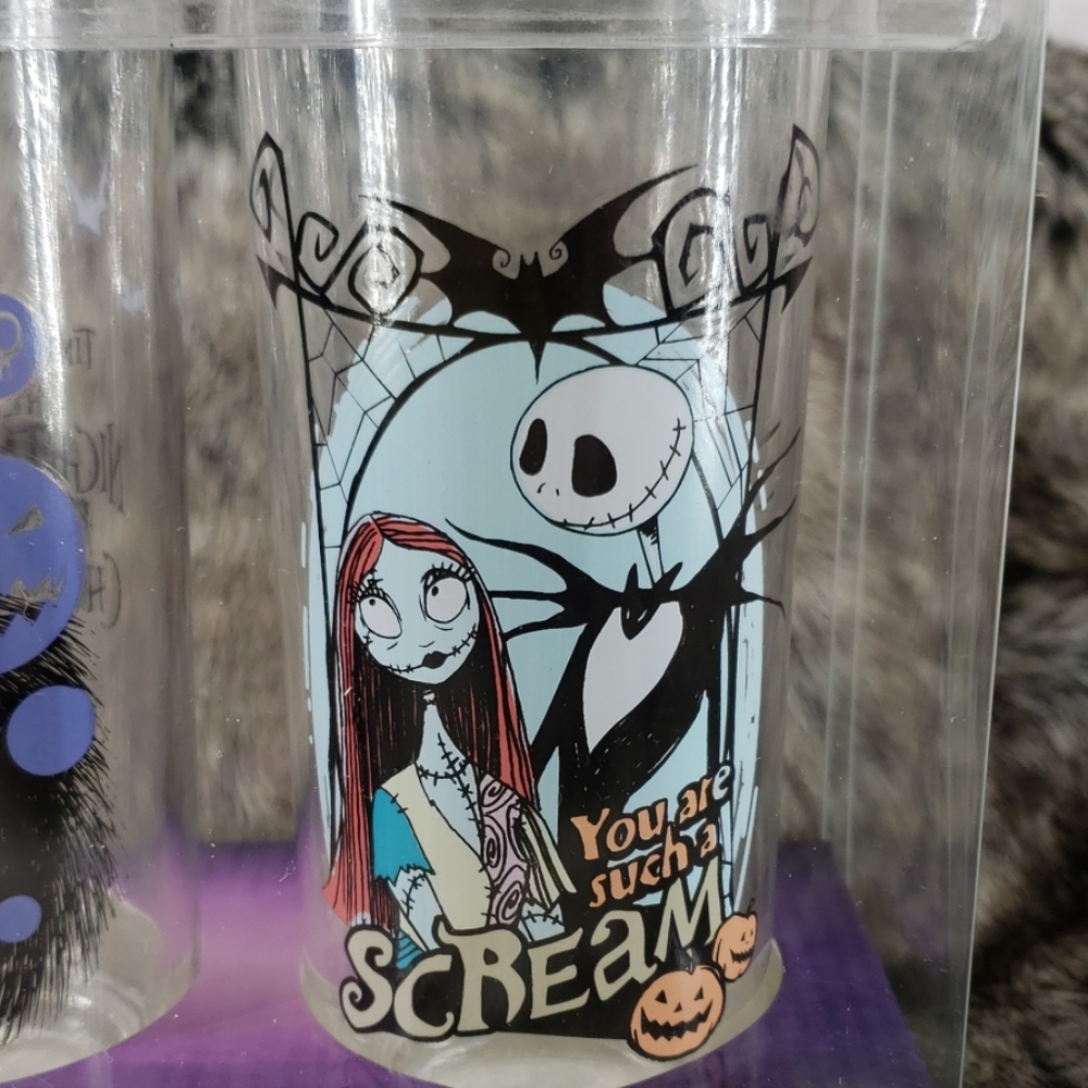 Disney Nightmare before Christmas glass cups - Picture 4 of 6